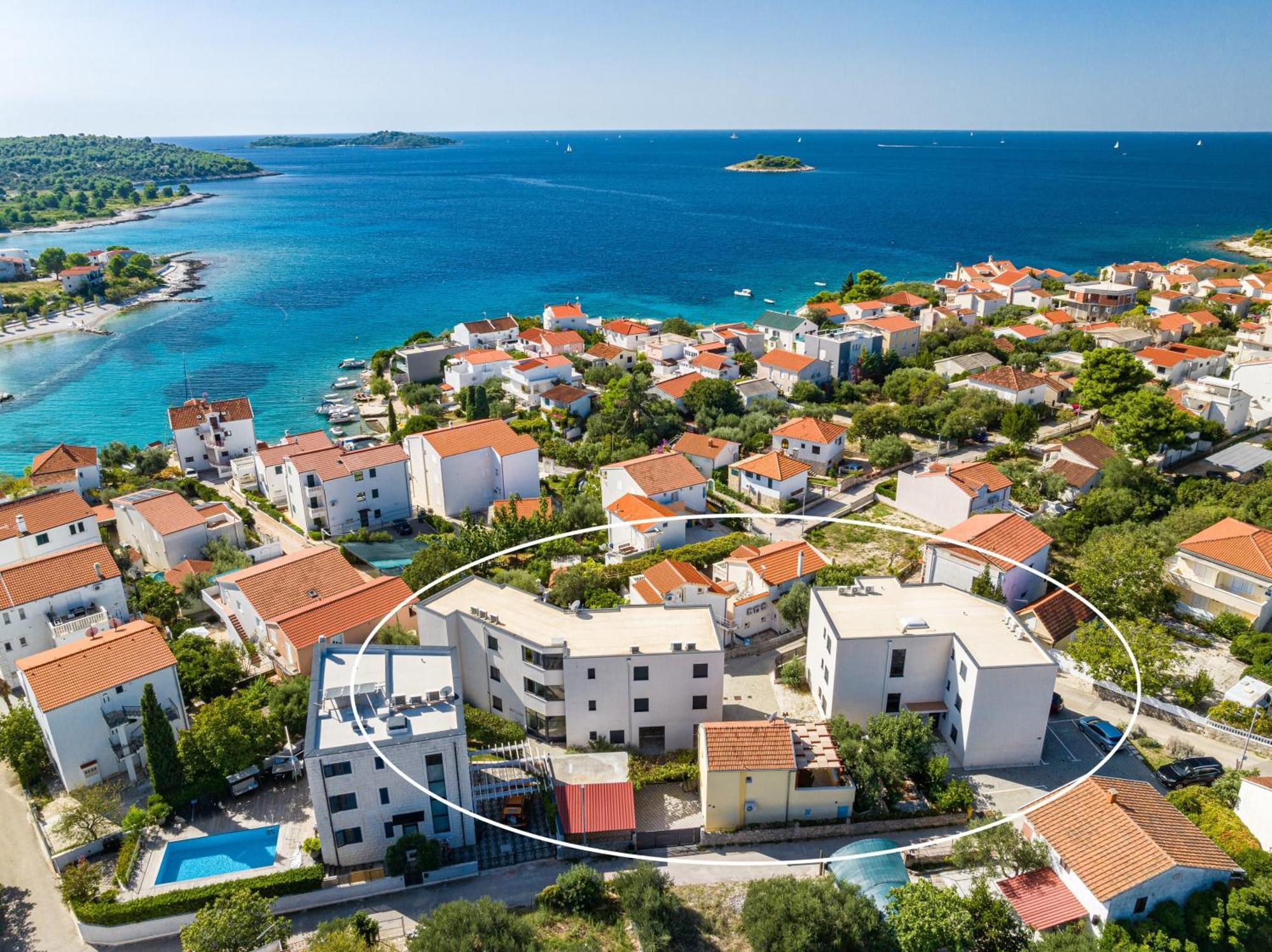 Apartments Boomerang Rogoznica  Bagian luar foto